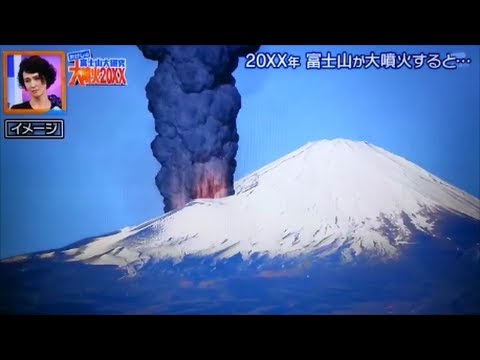 富士山が噴火